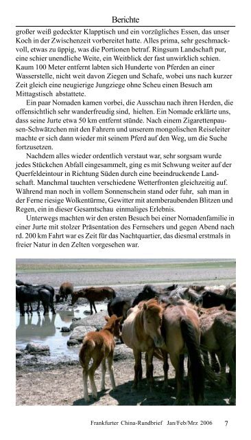 Frankfurter China-Rundbrief - Chinaseiten