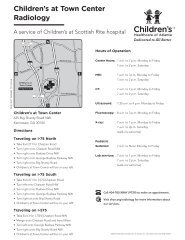 Children's at Town Center Radiology - Children's Healthcare of Atlanta