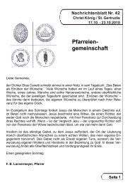 Pfarrnachrichten 2010_42.pdf - Pfarreiengemeinschaft Lingen-Süd