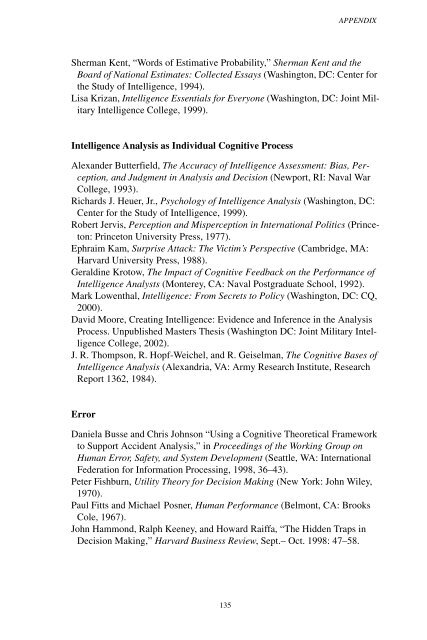 Analytic Culture in the U.S. Intelligence Community (PDF) - CIA