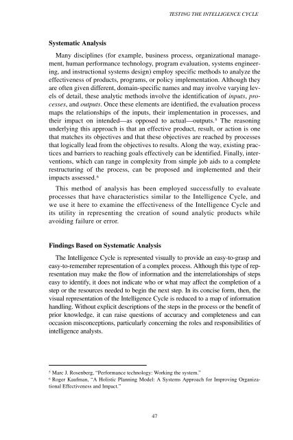 Analytic Culture in the U.S. Intelligence Community (PDF) - CIA