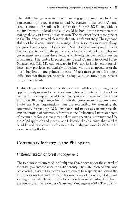 Adaptive collaborative management of community forests in Asia ...