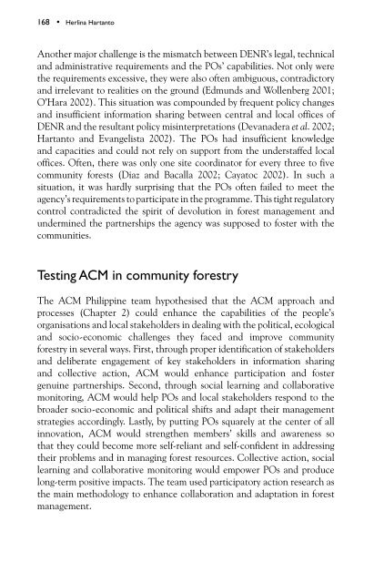 Adaptive collaborative management of community forests in Asia ...