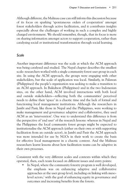 Adaptive collaborative management of community forests in Asia ...