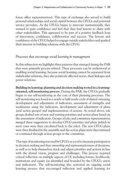 Adaptive collaborative management of community forests in Asia ...