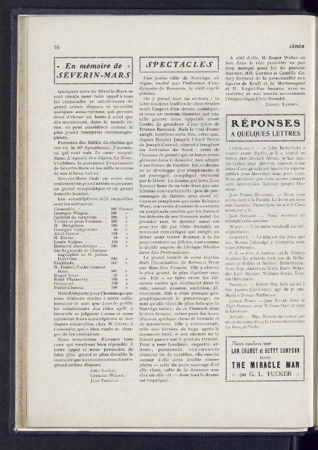 Cinéa n°37, 20/01/1922 - Ciné-ressources