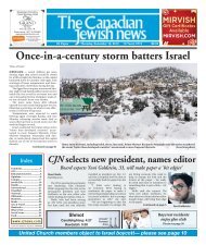 DEC 19 TOR front page.indd - The Canadian Jewish News