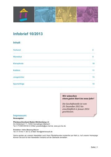 Infobrief 10/2013