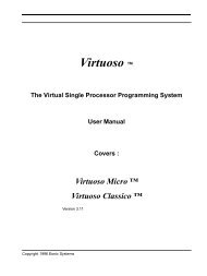 Virtuoso User Manual - ClassicCMP