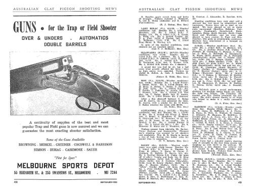 OCTOBER, 1955 - Australian Clay Target Association