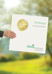 Seelsorge (PDF, 1.51 MB) - Clienia Privatklinik Littenheid
