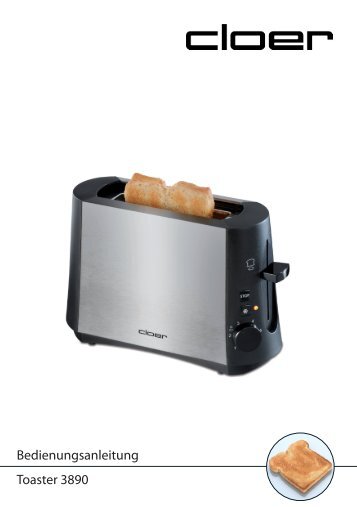 Bedienungsanleitung Toaster 3890 - Cloer
