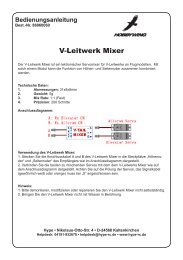 V-Leitwerk Mixer - CMC Versand