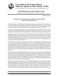 Convention on the Conservation of Migratory Species of Wild ...