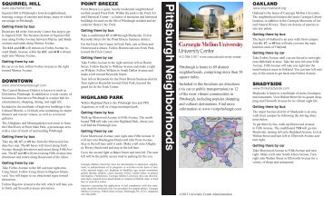 Pittsburgh Neighborhoods [.pdf] - Carnegie Mellon University