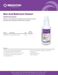 Non-Acid Bathroom Cleaner