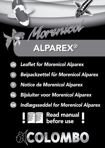 ALPAREX® ALPAREX® ALPAREX® - Colombo.nl