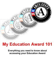 My Education Award 101 - Colorado.gov