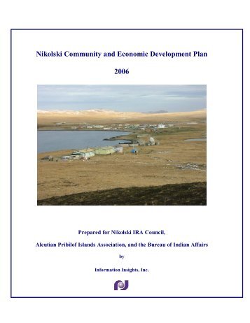 Nikolski Community and Economic Development Plan ... - Commerce