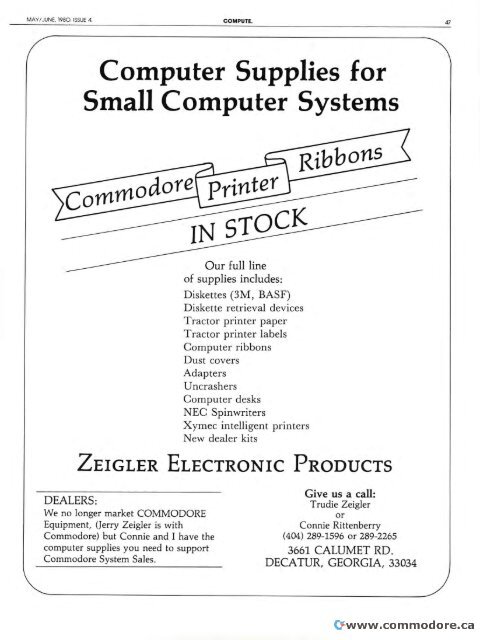 May June 1980 - Commodore Computers