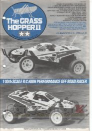 Tamiya Grasshopper II Manual - CompetitionX.com