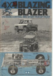 Tamiya Blazing Blazer 4x4 Manual - CompetitionX.com