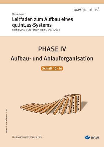 Phase IV Aufbau- und Ablauforganisation herunterladen (PDF, 758KB)