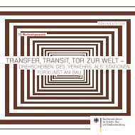 transfer, transit, tor zur welt - Bundesamt für Bauwesen und ...