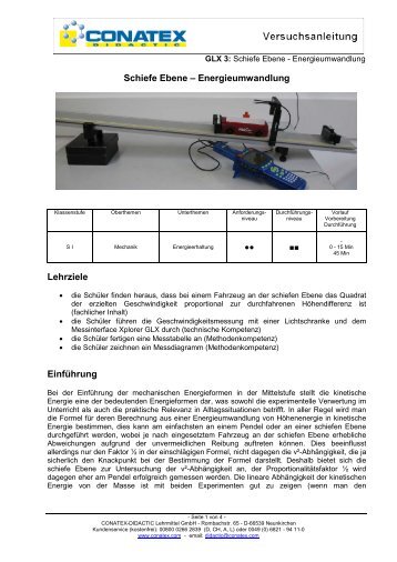 Xplorer GLX - Conatex-Didactic Lehrmittel GmbH