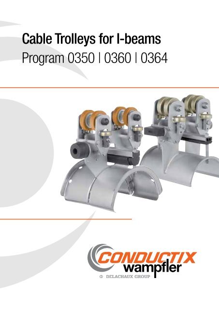 Cable Trolleys for I-beams Program 0350 - Conductix-Wampfler