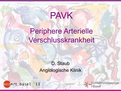 Periphere arterielle Verschlusskrankheit (PAVK)