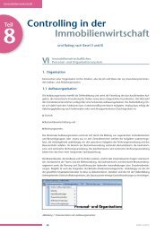VI Immobilienwirtschaftliches - Controlling-Portal.de