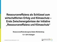 Erste Zwischenergebnisse der Initiative - Convent