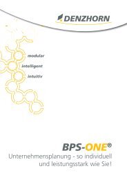 BPS-ONE® - über Controlling