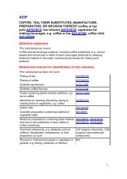 A23F - Cooperative Patent Classification