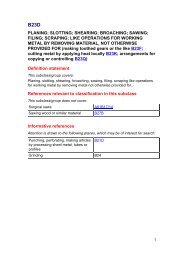 B23D - Cooperative Patent Classification