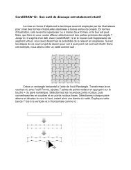 CorelDRAW 12 : Son outil de découpe est totalement intuitif