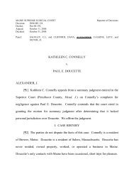 KATHLEEN C. CONNELLY v. PAUL E. DOUCETTE ALEXANDER, J ...