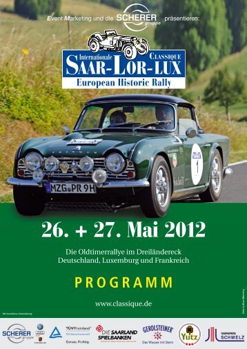 Programmheft 2012 - Saar-Lor-Lux Classique