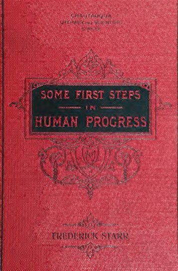 Some first steps in human progress - Cristo Raul