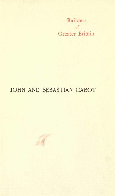 john and sebastian cabot - Cristo Raul