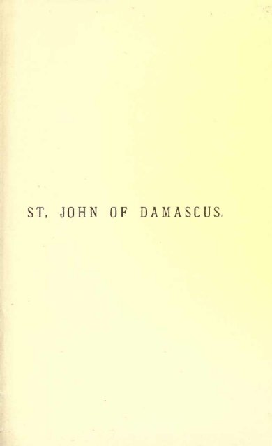 st. john of damascus (676-749 - Cristo Raul