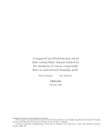 A staggered Lax-Friedrichs-type mixed finite volume/finite element ...