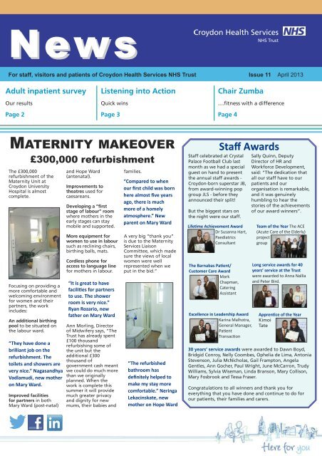 Issue 11 April 2013.pdf - Croydon Health Services NHS Trust