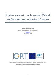 Cycling tourism in north-western Poland, on Bornholm and in ...