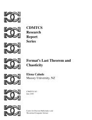 Fermat's Last Theorem and Chaoticity - Department of Computer ...