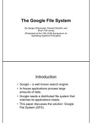 The Google File System