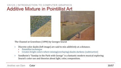 Introduction to Color - Brown University