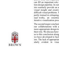 artists routinely provide an unique source of ... - Brown University