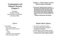 Cryptography and Network Security Chapter 3